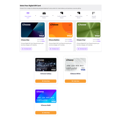 ichoose corporate prepaid gift card uchoose